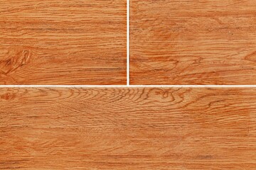 Wall Mural - Brown wood grain floor ceramic tiles texture and background seamless