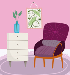 Sticker - furnitures home comfy