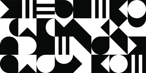 seamless pattern with abstract geometric shapes	