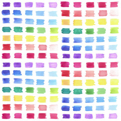 watercolor paint swatches palette
