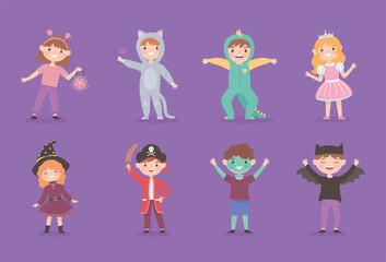 Poster - kids with costumes