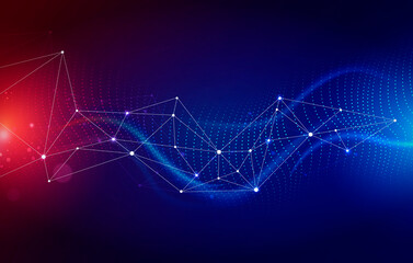 Aufkleber - Vector Illustration Technology Cyber Background