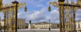Fototapeta Boho - Panoramique sur la place Stanislas et ses grilles à Nancy (54000), département de la Meurthe-et-Moselle en région Grand Est, France