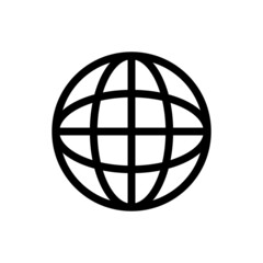 Sticker - Globe Icon