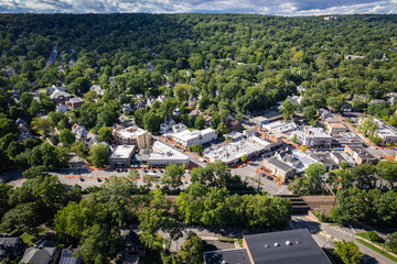 Wall Mural - Aerial Landscape of Maplewood New Jersey 