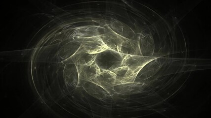 Poster - A hypnotizing looping background with a contrasting purple and cyan gradient and a spiraling object that rotates and twirls into its focused center.