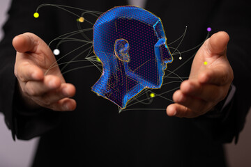 Poster - Brain head human mental idea mind