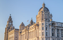 Three Graces On The Liverpool Waterfront