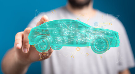 Poster - Driverless autonomous vehicle with lidar technology