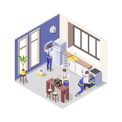 Canvas Print - Home Appliance Repair Icon