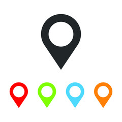 Poster - location icon. navigation vector symbol. pin, point sign vector for website