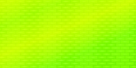 Wall Mural - Abstract background lighting green color brick wall building wallpaper backdrop retro pattern seamless vector illustration