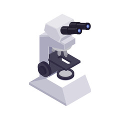 Poster - Microscope Isometric Icon