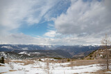 Fototapeta Konie - winter mountain landscape