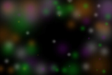 Halloween Bokeh Overlay and Background