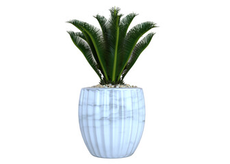 Sticker - Plant 3d Rendering