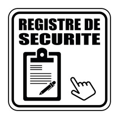 Poster - Logo registre de sécurité.