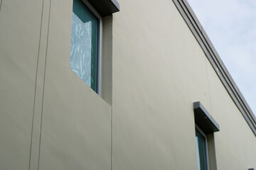 Wall Mural - blue sky and window