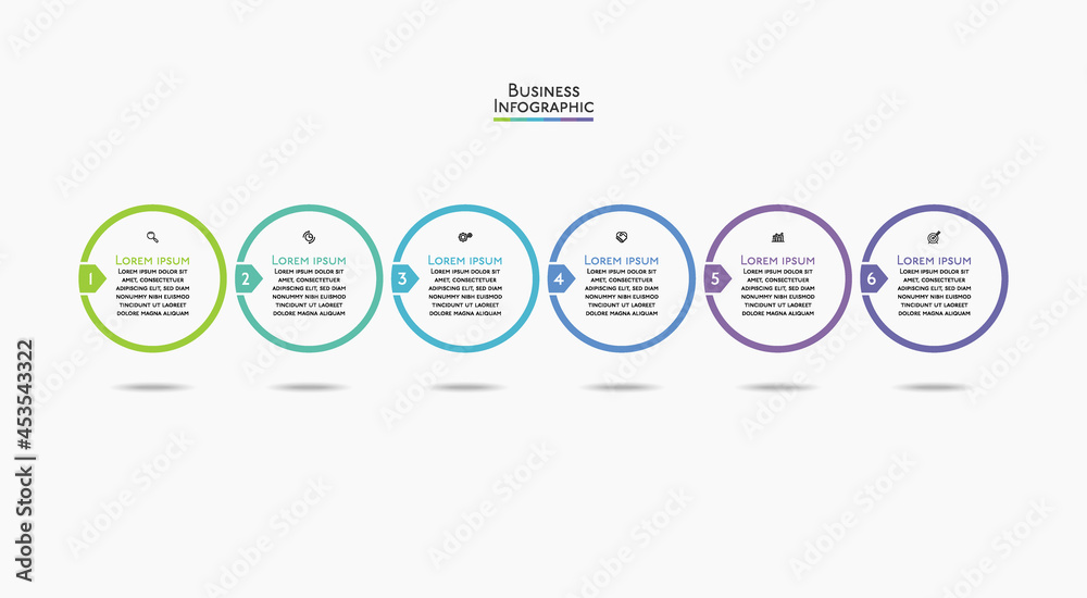 Visualization Timeline Inforgraphic Business data visualization. timeline infographic icons designed for ...