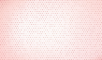 Poster - Rose Gold dots pattern on luxury soft pink background. Golden glitter dots, abstract pink background. Seamless vector pattern. Luxury soft pink. Rose gold circles pattern. Vector EPS10.