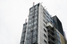 High Rise Residential Building Of Flats With Cladding Being Replaced With Fire Resistant Materials