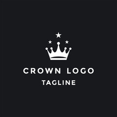 Poster - Crown Logo and symbol template illustration icon