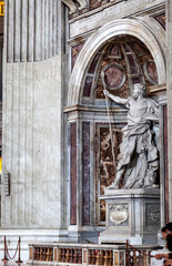 Wall Mural - Statue of St. Longinus