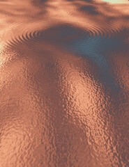 Wall Mural - ripples. 3d rendering