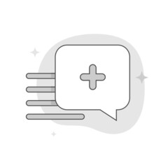 Poster - add, be the first to comment concept illustration flat design vector eps10. modern graphic element for landing page, empty state ui, infographic, icon