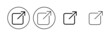 © AAVAA - External link icon set. link icon vector. hyperlink symbol