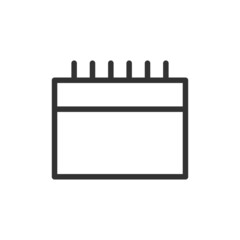 Aufkleber - Simple deadline line icon.