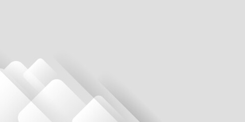 Modern simple white and grey abstract presentation background. Vector abstract graphic design banner pattern background template.