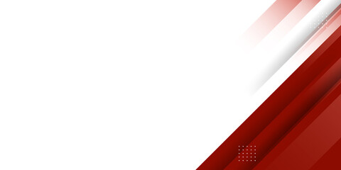Wall Mural - simple red and white abstract stripe business presentation background