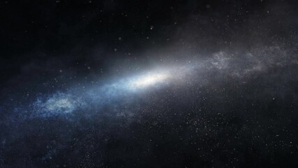 Wall Mural - intergalactic flight seamless loop