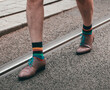 Shoes and socks worn during the Amsterdam Pride 2021