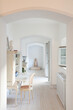 Archways and corridor of luxury home