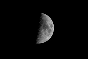 Wall Mural - moon 50% illumination