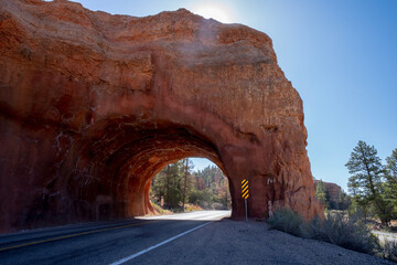 tunnel in the mountains