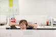 © KOTO - Businesswoman relaxing at desk