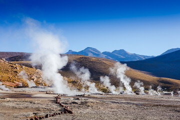 El Tatio Geysers, northern Chile, Atacama Region