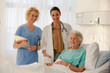 © KOTO - Portrait of smiling businessman in meeting with doctors
