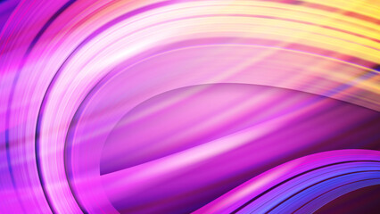Poster - Abstract vector wave geometric background. Fluorescent plasma glow of blurry liquid forms. Neon colors. Futuristic image for music posters, banners, presentations..