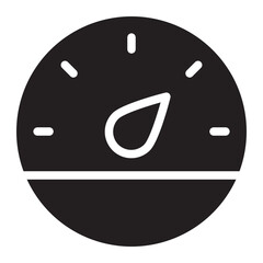 barometer glyph icon