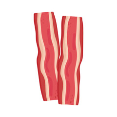 Poster - Isolated bacon icon