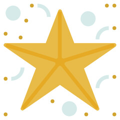star flat icon