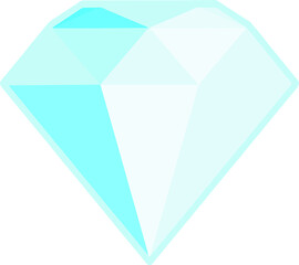 Crystal gemstone jewelry clip art