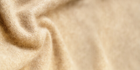 Wall Mural - Beige luxury natural cashmere texture.