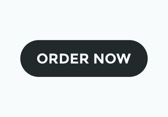 order now text web button set, colorful web icon, order now sign
