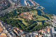 Aerial view of Fortress Kastellet in Copenhagen