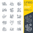 Lineo Editable Stroke - Landscape and Scenery line icons